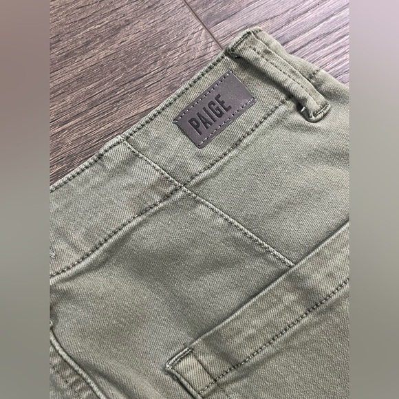 *NWT* PAIGE Carly With Cargo Pockets - Vintage Ivy Green - Picture 4 of 8